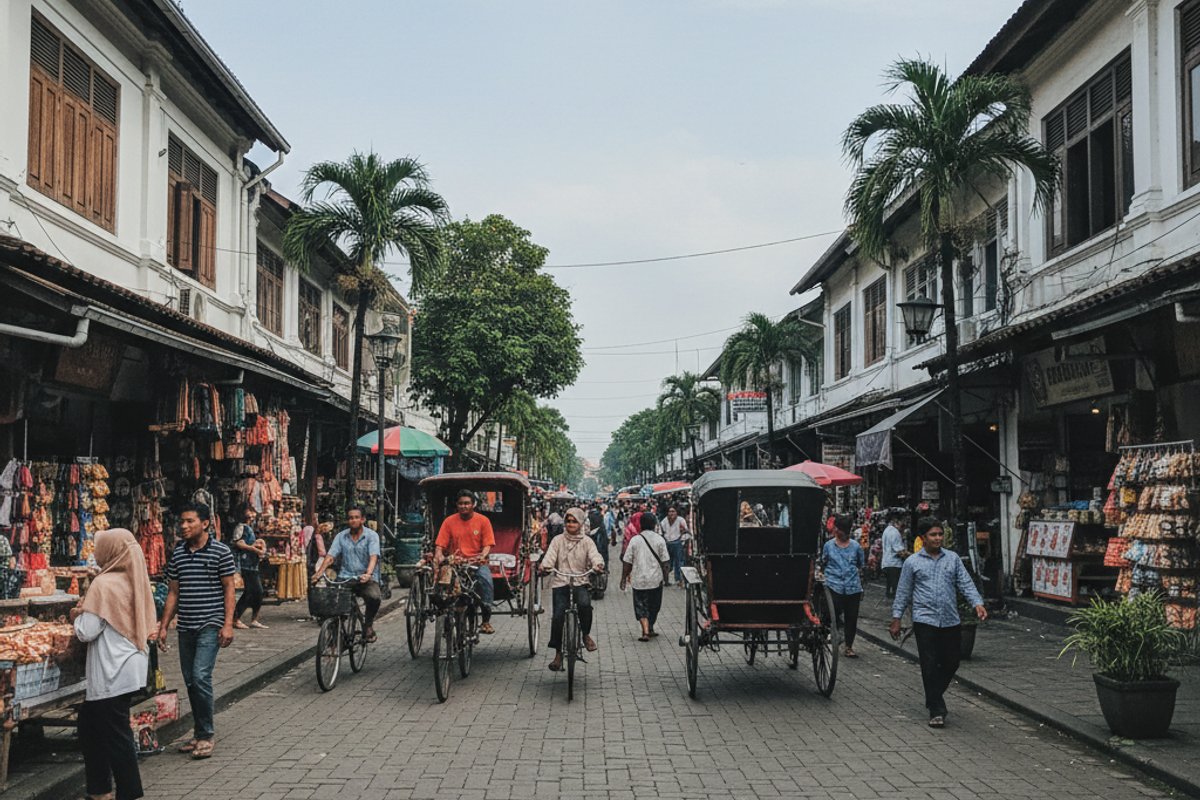 Malioboro Yogyakarta street daytime walk